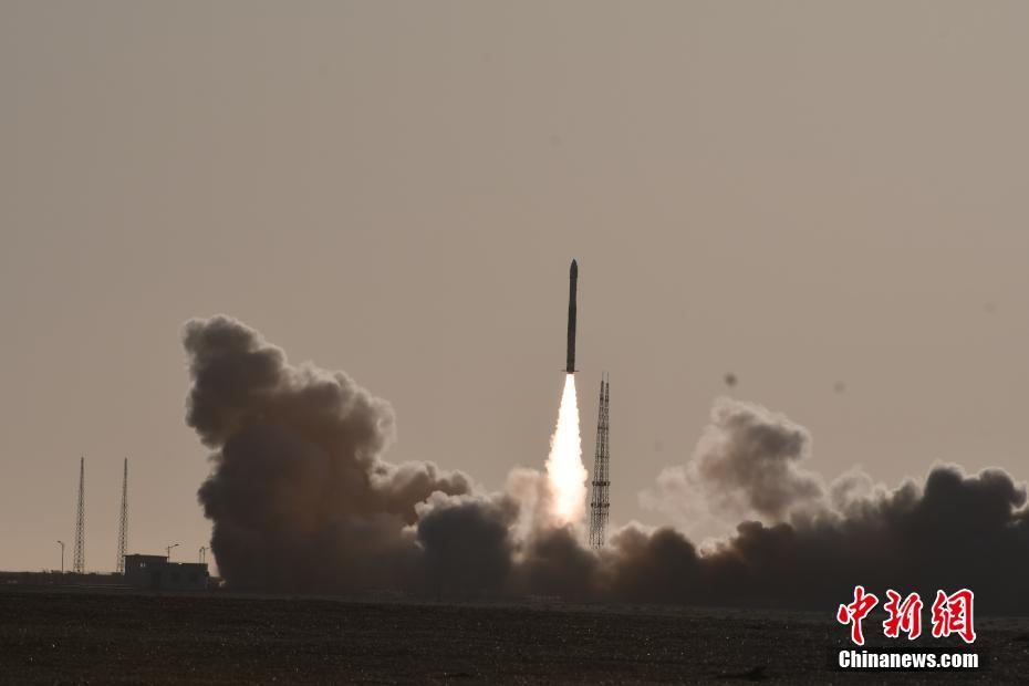 中国快舟一号甲火箭成功实施“一箭双星”发射